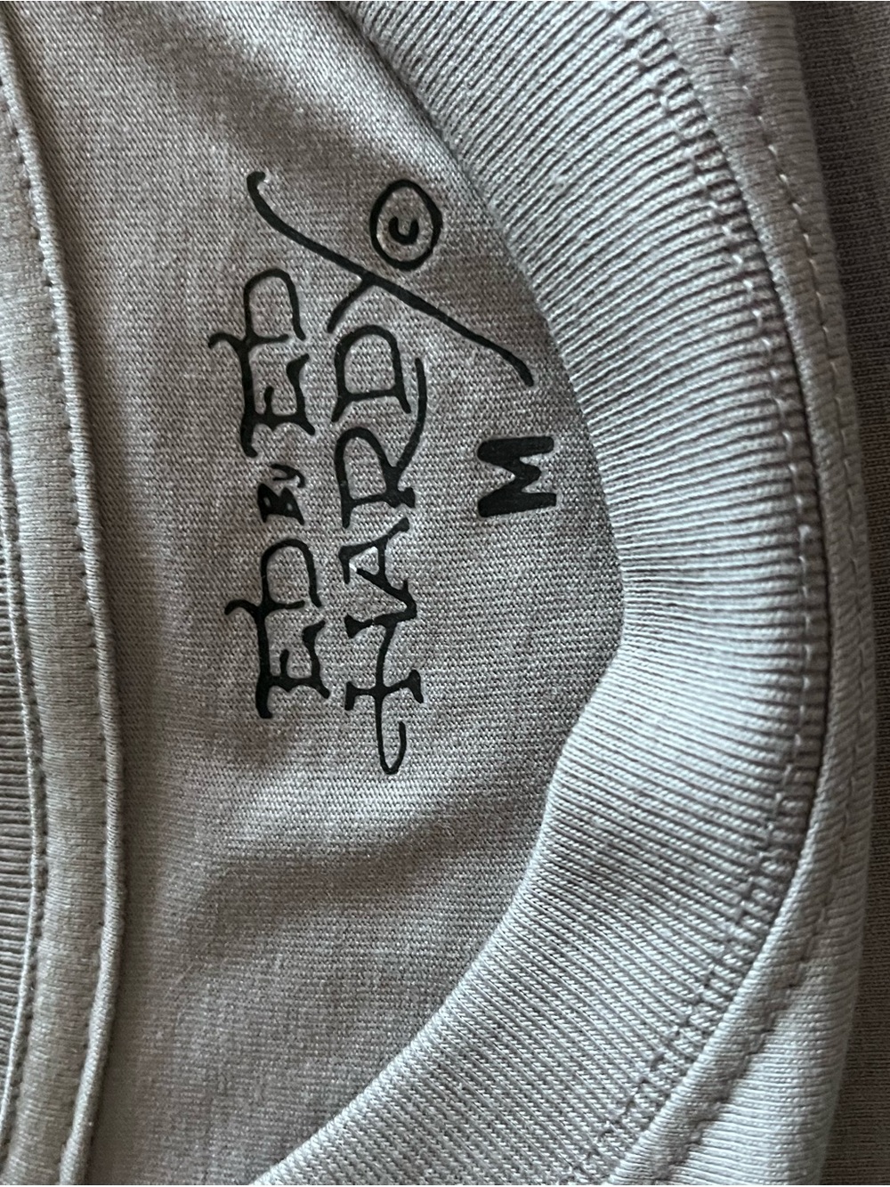 Ed Hardy Men's Light Gray Crewneck Sweater